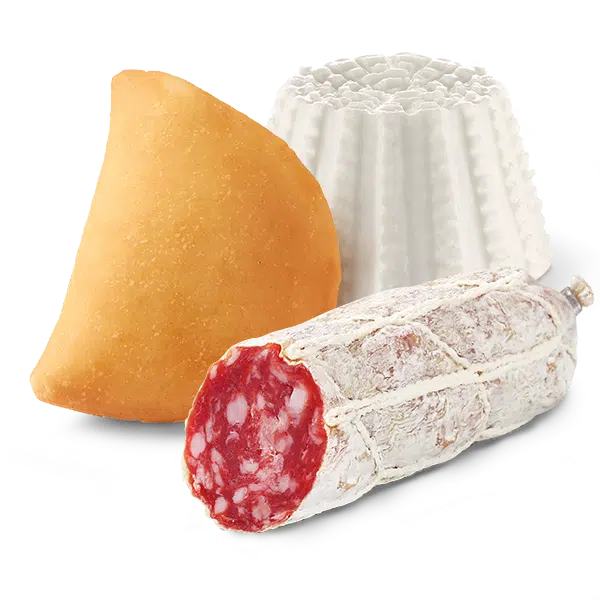 Panzerottini surgelati prefritti ripieni di ricotta e salame Florigel